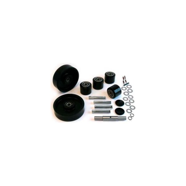 Gps - Generic Parts Service Complete Wheel Kit for Manual Pallet Jack - Fits American Lifts Little Mule Model GWK-LM25-CK - main